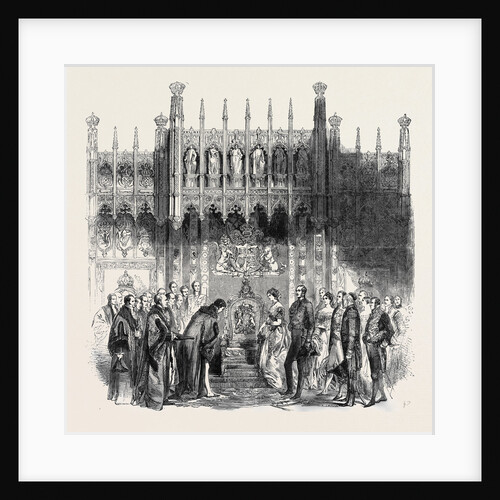 The Queen's Visit to the City of London, the Royal Throne in the Guildhall, Royal Visit to the City by Anonymous