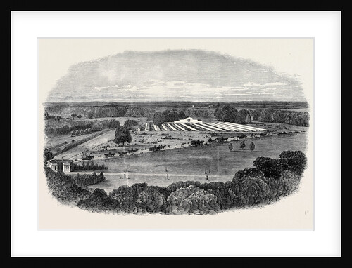 The Agricultural Show, Sketched from the North Terrace of Windsor Castle, the Royal Agricultural Society's Meeting at Windsor by Anonymous