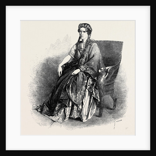 Mademoiselle Rachel As Valeria by Anonymous