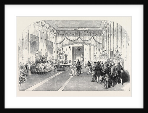 State Visit to the Royal Italian Opera, Her Majesty's Retiring Room by Anonymous