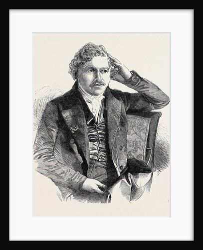 The Late M. Daguerre, from a Daguerreotype by Claudet by Anonymous