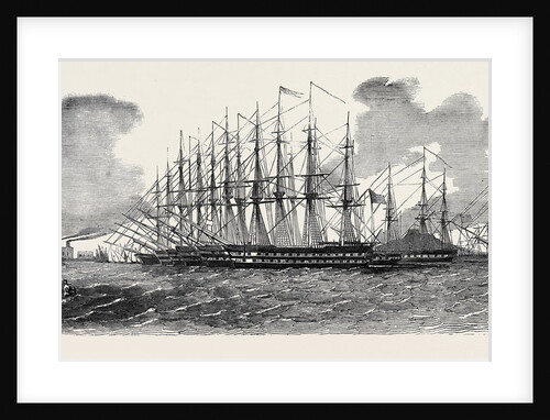 The Egyptian Fleet in the Harrour of Alexandria. by Anonymous