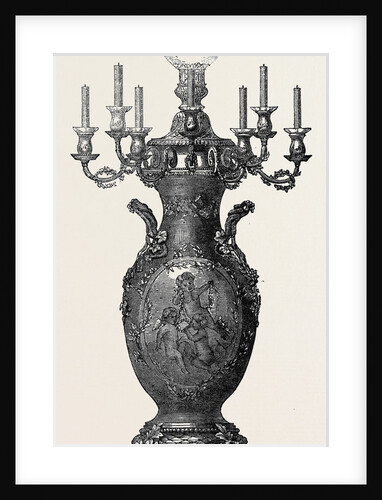 Porcelain Candelabrum, Lahoche by Anonymous