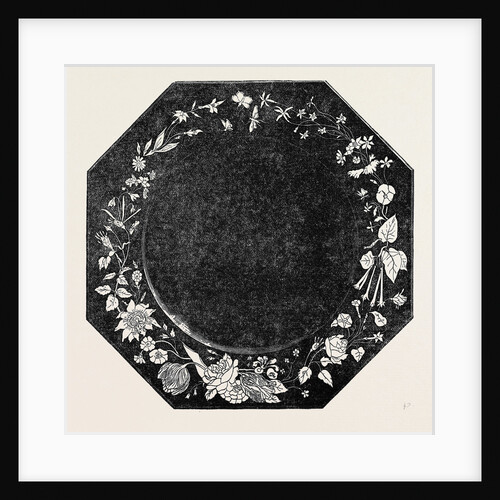 Ornamented Marble Table by Anonymous