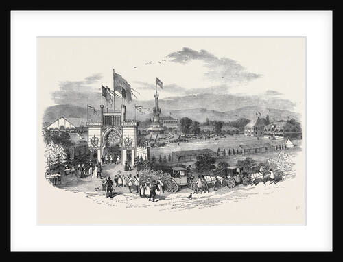 Grand Federal Rifle Match, the Shooting Court at Geneva by Anonymous
