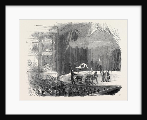 American and French Equestrians at Drury-Lane Theatre, Mr. M'Collum's Feat on Two Horses by Anonymous