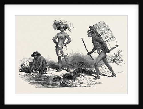 Native Women and Native Porter by Anonymous
