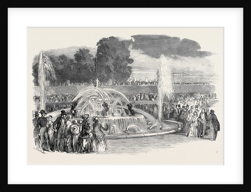 Versailles, the Grandes Eaux, Bassin De Latone by Anonymous