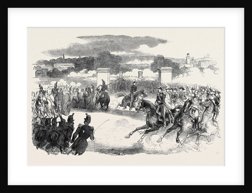 Great Exhibition Fetes at Paris, the Grand Review, the President and His Staff by Anonymous