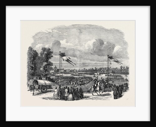 The Great Exhibition Fetes at Paris, Grand Review in the Champ De Mars by Anonymous