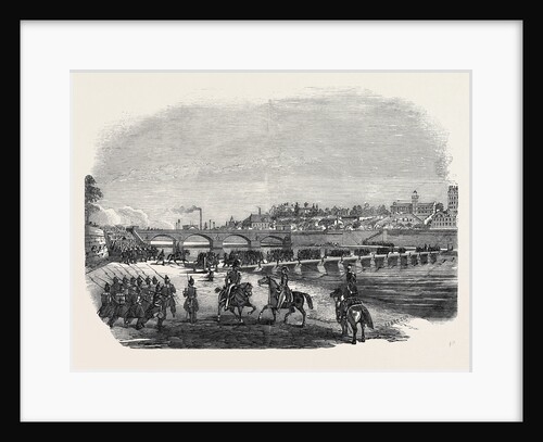 The Great Exhibition Fetes at Paris, the Grand Review, Bridge of Boats and Attack on the Trocadero by Anonymous