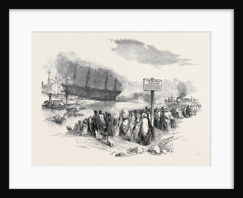 Launch of the Glasgow Screw Steamship, at the Mouth of the Kelvin, on Saturday Last by Anonymous