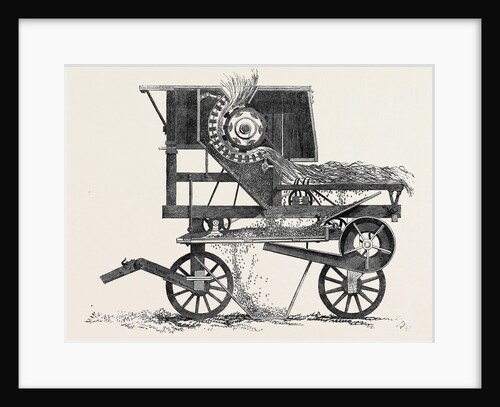 Garrett's Improved Thrashing Machihe, Section, the Great Exhibition, Agricultural Implements by Anonymous