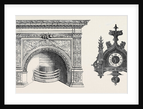 Left: Stove, Sheffield; Right: Gothic Clock, the Great Exhibition by Anonymous