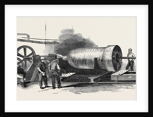 Boring the Cylinder of the Britannia Press by Anonymous
