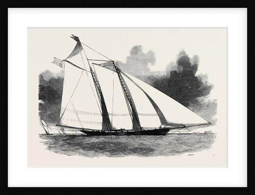 The Schooner Yacht America by Anonymous
