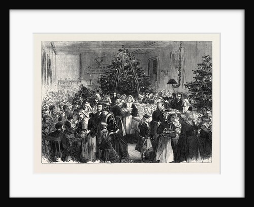 Annual Entertainment and Distribution of Prizes from the Christmas Tree at University College Hospital UK 1869 by Anonymous