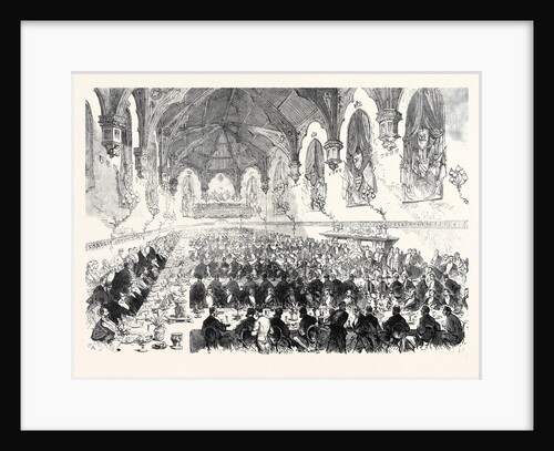 The Majority of the Duke of Norfolk: Dinner in the Barons' Hall Arundel Castle 1869 by Anonymous