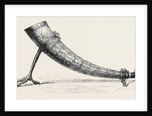 Tenure Horn of Ivory Steel Mountings 1869 by Anonymous