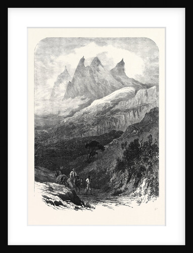 The Friar's Head in the Organ Mountains Near Theresopolis Rio De Janeiro Brazil 1869 by Anonymous