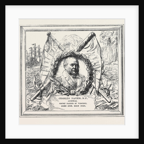 Monument of Admiral Sir Charles Napier in St. Paul's Cathedral London UK 1869 by Anonymous