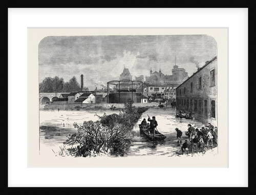 The Floods at Windsor UK 1869 by Anonymous