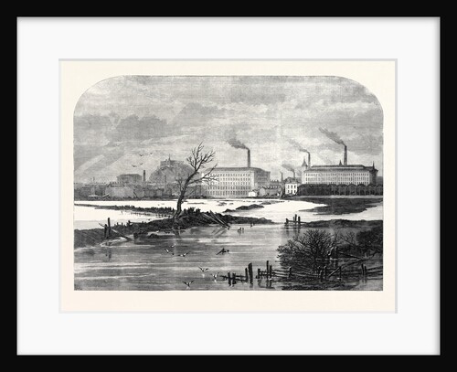 The Floods at Nottingham UK 1869 by Anonymous