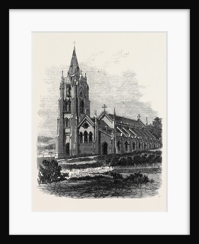 Roman Catholic Cathedral Wellington New Zealand 1869 by Anonymous