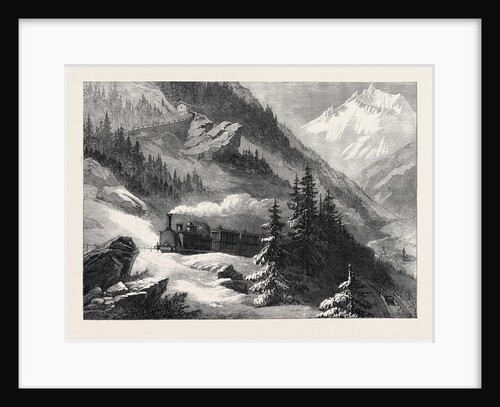 The New Overland Route to India: Mont Cenis Railway - Ascent from Lanslebourg by Anonymous