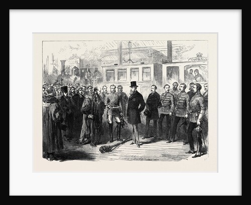 The Lord Mayor of Dublin Presenting the City Keys to the Right Hon. Earl Spencer K.G. Lord Lieutenant of Ireland 1869 by Anonymous