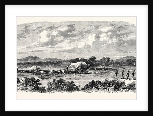Travelling in Africa: Two Days Without Water 1869 by Anonymous