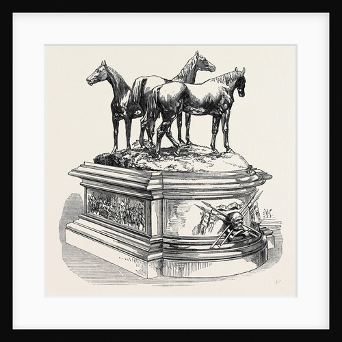 Centre Ornament for the Mess Table of the 17th Lancers 1869 by Anonymous