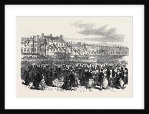 Launch of a Life Boat at Weymouth 1869 by Anonymous