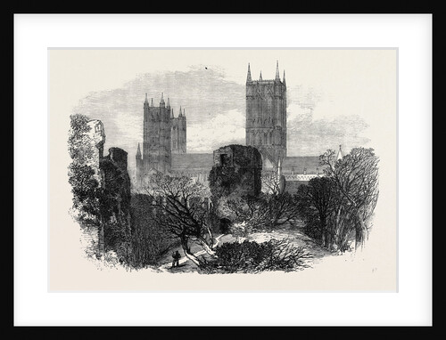 Ruins of the Bishop's Old Palace Lincoln 1869 UK by Anonymous