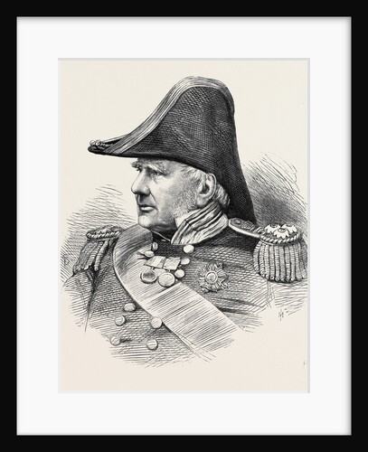 The Late Admiral Sir James Gordon Governor of Greenwich Hospital 1869 by Anonymous