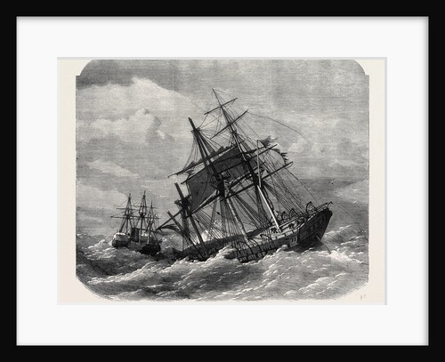 The Late Collision Off the Lizard: H.M.S. Terrible Towing the Calcutta Into Plymouth 1869 by Anonymous