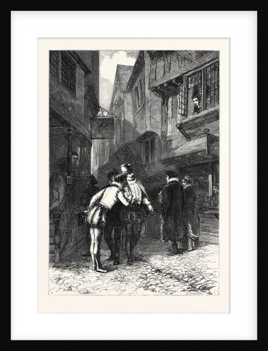 Gallants, in the Winter Exhibition of the Institute of Painters in Water Colours 1869 by Anonymous