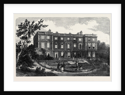 The Hunting Disaster in Yorkshire: Newby Hall the Seat of Lady Mary Vyner Near the Scene of the Calamity 1869 by Anonymous