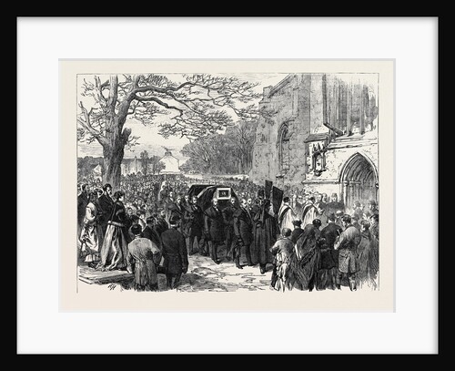 The Hunting Disaster in Yorkshire: The Funeral of Sir Charles Slingsby at Knaresborough 1869 by Anonymous