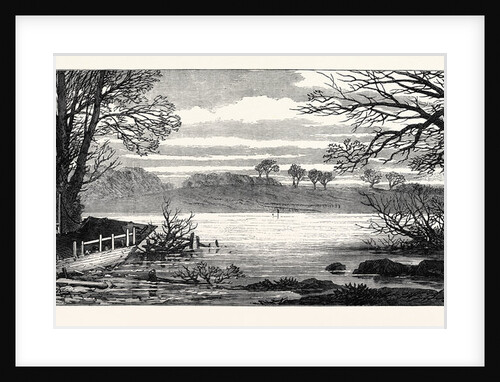 The Hunting Disaster in Yorkshire: The Ferry-Boat on the Ure 1869 by Anonymous