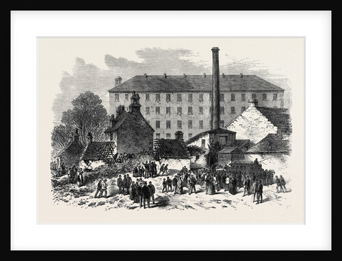 Scene of the Recent Accident at South Woodside Kelvinbridge Glasgow 1869 by Anonymous