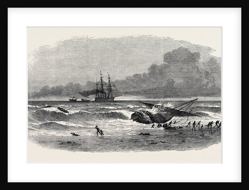 Suppression of the Slave Trade on the East Coast of Africa: Running on Shore of a Slave-Dhow to Escape Capture 1869 by Anonymous