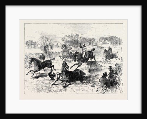 The Windsor Steeplechase 1869 by Anonymous