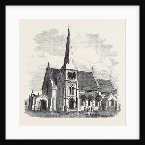 Trinity Church Rangoon British Burmah 1869 by Anonymous