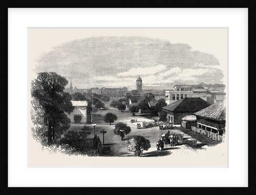 Merchant Street Rangoon British Burmah 1869 by Anonymous