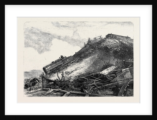 The Disaster on the Great Indian Peninsula Railway: Scene of the Accident 1869 by Anonymous