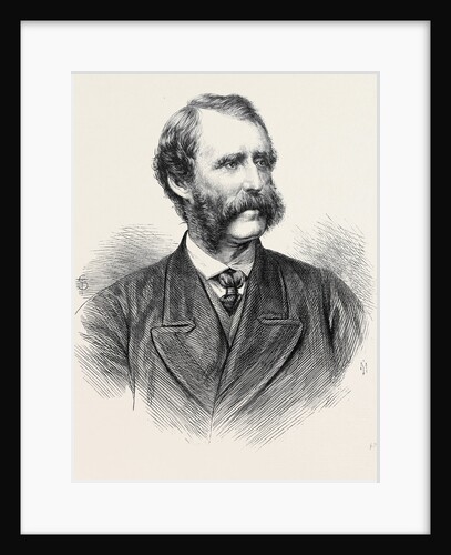 Lieutenant-Colonel Henderson the New Chief Commissioner of Metropolitan Police London UK 1869 by Anonymous