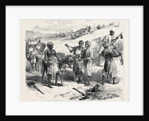 The Isthmus of Suez Maritime Canal: Labourers Removing Earth 1869 by Anonymous
