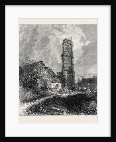 Ruins of the Tower of St. Issey Church Cornwall UK 1869 by Anonymous