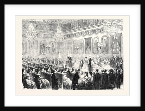 Concert in the Salle Des Marechaux at the Tuileries Paris France 1869 by Anonymous